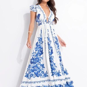 farm rio folk party maxi dress Pink Folk Party Maxi Dress belletique