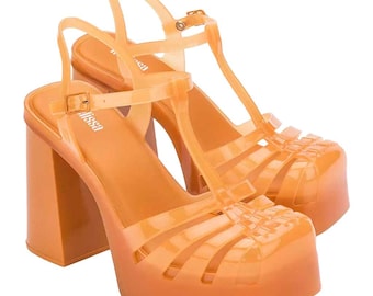 Melissa Orange Party Heel