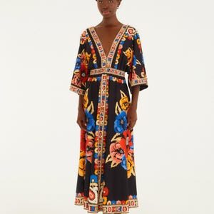 Farm Rio Dress Anthropologie - Etsy Farm Rio Dress Anthropologie - Etsy