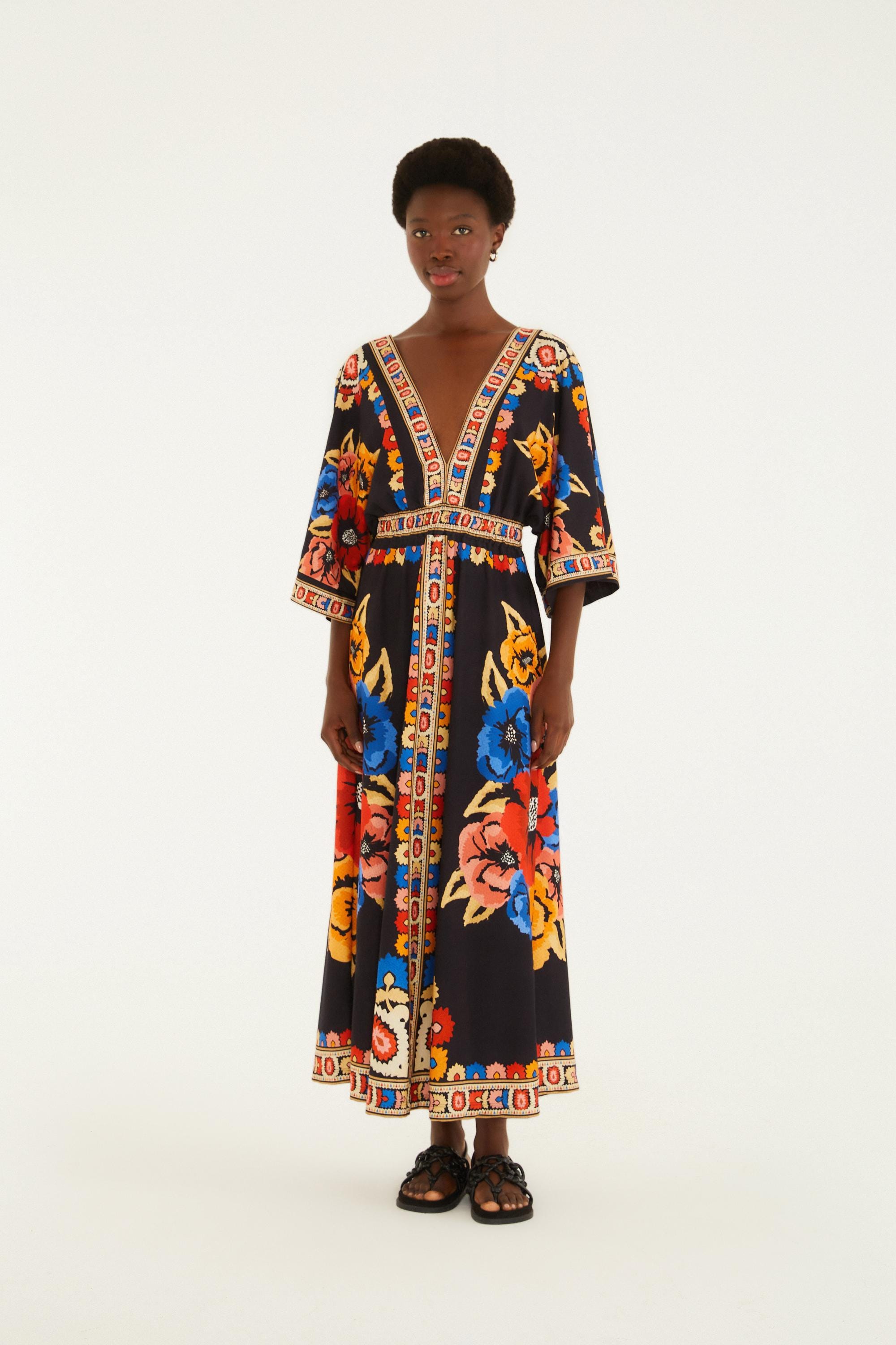 Farm Rio Maxi Dress - Etsy