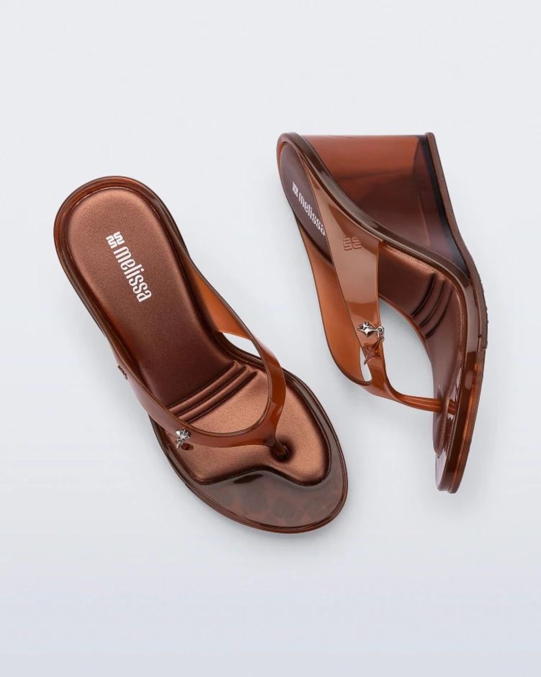 Melissa Nabeela Clear Brown Platform Heel - Etsy