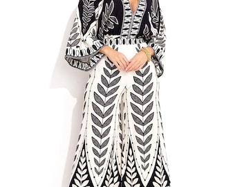 Farm Rio Floral Tapestry Jumpsuit