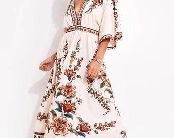 Farm Rio Majesty Garden maxi-jurk