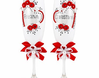 Hochzeitsgläser Sektgläser Hochzeit Hochzeitsgeschenk Gravur