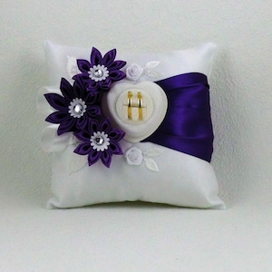 Almohada para anillos, almohada exclusiva para novias, almohada para anillos de boda, soporte para anillos, almohada para novias, elección de colores, caja para anillos de boda,