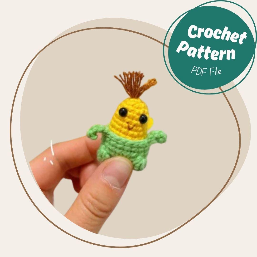 No Sew Baby Corn Crochet Pattern