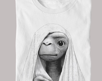 ヴィンテージ 80 年代 ET 地球外生命体 映画 プロモーション T シャツ