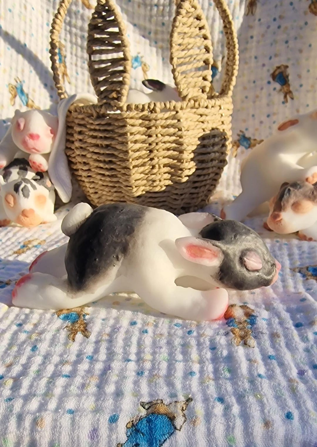 Faults*** Limited Edition Reborn Sleeping Rabbit / Bunny. Soft Blend ...