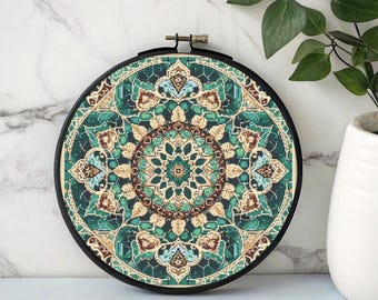 Turkish Carpet Cross Stitch Pattern PDF, Instant Download, ART cross stitch Pattern, Gift Art Cross Stitch Pattern