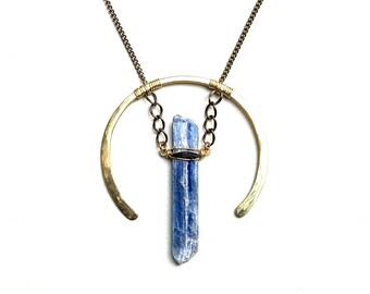 Blue Kyanite Amulet