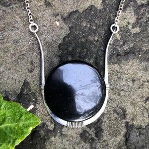 Sterling Silver Onyx Hathor Talisman