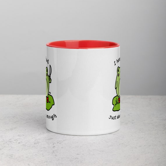 Funny Frog Coffee Mug Ceramic Mug Double sided Design Frog - Temu
