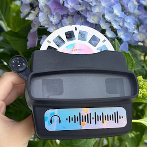 Custom Viewe Master with Custom Song Code,Personalized View Finder,Memory Reel Gift for Music Lovers,Personalized Birthday Gitf, Anniversary