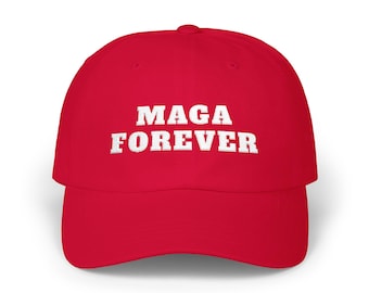 MAGA Forever Red Cap: Comfortable Cotton Baseball Hat