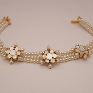 Vintage gouden dweil Kundan Sheesh Phool/Indiase bruiloft gouden sieraden voor haar/haaraccessoire/handgemaakte bruiloftssieraden/gratis expreslevering