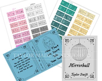 Eras Inspired Miniature Book Covers