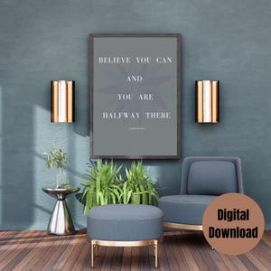 Albert Einstein, Motivational Wall Art, Office Deco, Home Decor, Inspirational Wall Art, Poster Motiv, Instant Download, in Inspirational