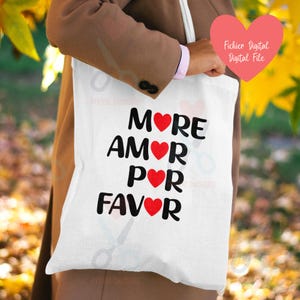 More Amor Por Favor, Fichier de découpe digital SVG