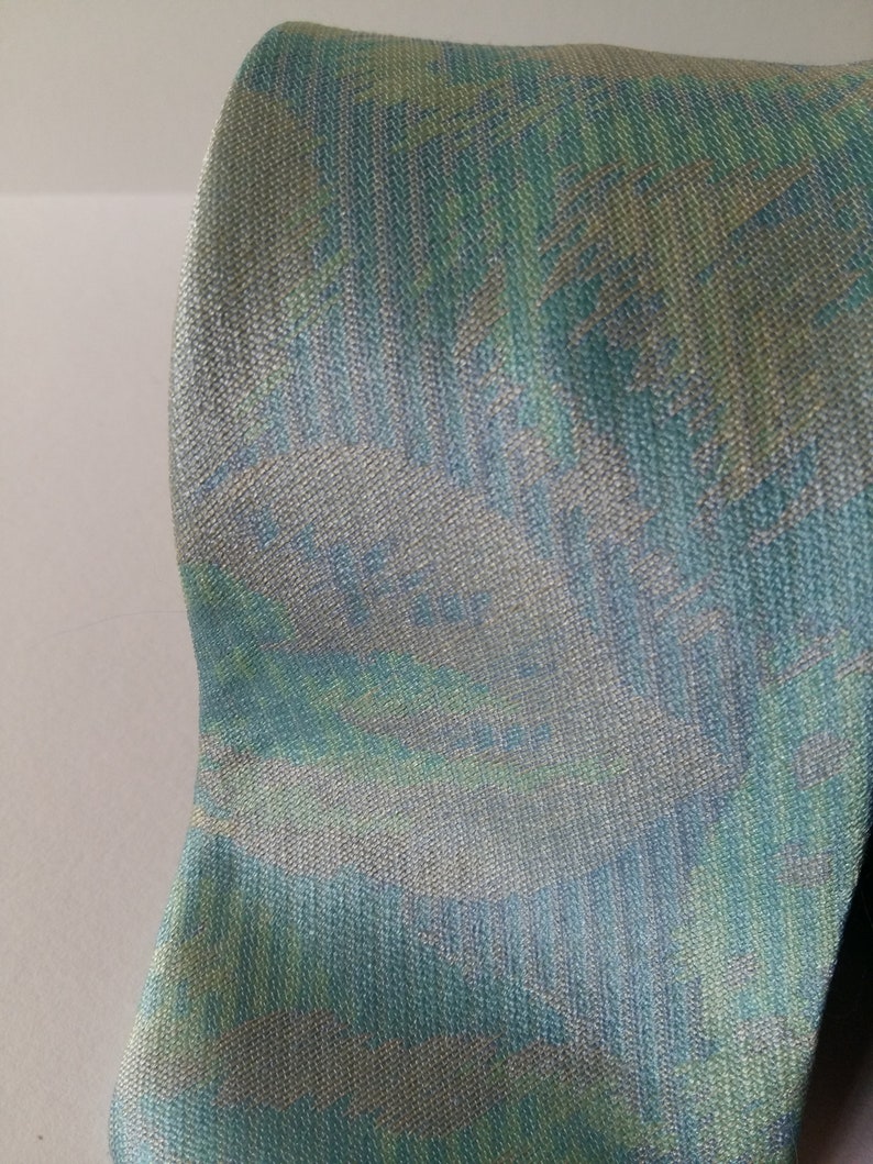 3 Vintage Designer BIAGIOTTI Pastel Jewel Tone Skinny Neckties Fantastic Vintage Condition 50s 80s PARTY mix BAG Neckties