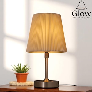 Artistic Night Light With Soft Glow Fabric Table Lamp Rechargeable Touch LED For Cozy Atmosphere And Stylish Home Decor