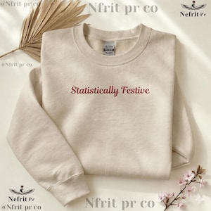 Statistiskt festlig tröja | Rolig jultröja med datamatte, present till dataanalytiker, dataforskare, kollegor