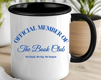 Book Lover Coffee Mug: Official Book Club Member - Literary Books Readers Gift