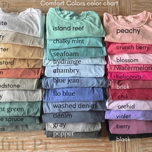 Overachiever Club Burned Out Member' Personalized Embroidered Comfort Colors T-Shirt, Funny Mental Health, Overachiever Gift image 5