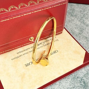 Vintage Juste un Clou bracelet 18k gold size 18