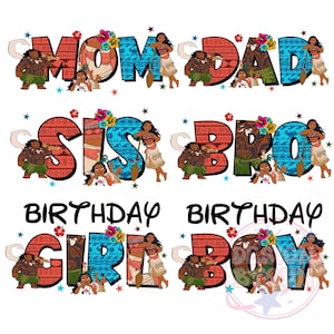 Familie Geburtstag Prinzessin Png Bundle, Geburtstagskind Png, Geburtstagskind Png, alles Gute zum Geburtstag Png, Familie passendes Shirt, bester Geburtstag aller Zeiten