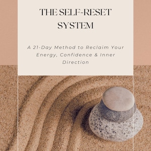 The Self-Reset System | 21-Day Reset for Calm, Confidence & Clarity | Emotional Regulation and Nervous System Care | Printable Bundle