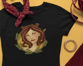 Art Nouveau Medusa Womens Relaxed T-Shirt // Street Fashion // Alt Clothing // Dread Locks