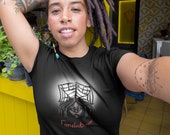 Black widow spider unisex t shirt | dreadlock art | goth t shirt | mall goth | e girl clothing | alt clothing | creepy cute t shirt