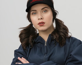 Adjustable Open Back Visor Hat for Dreadlocks, Locs & Natural Hair | Protective Summer Sun Cap