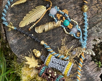 Dreadlock jewelry | loc bead | dread bead | psywear braid | india handmade | handcast brass | Buddhist jewelry