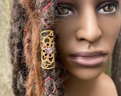 Dreadlock Jewelry // Tribal Costume // Dread Cuff // Psywear Braid // India Handmade // Fat Dreadlock // Buddhist Jewelry