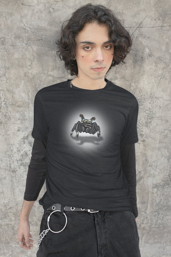 Dreadlocked Jumping Spider Tee: Quirky Insect Lover Shirt