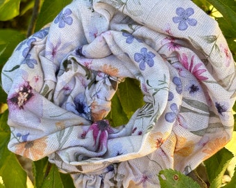 50 cm Spiralocks™ Fabric Dread Ponytail Hair Tie Vegan Boho Hippy Bun