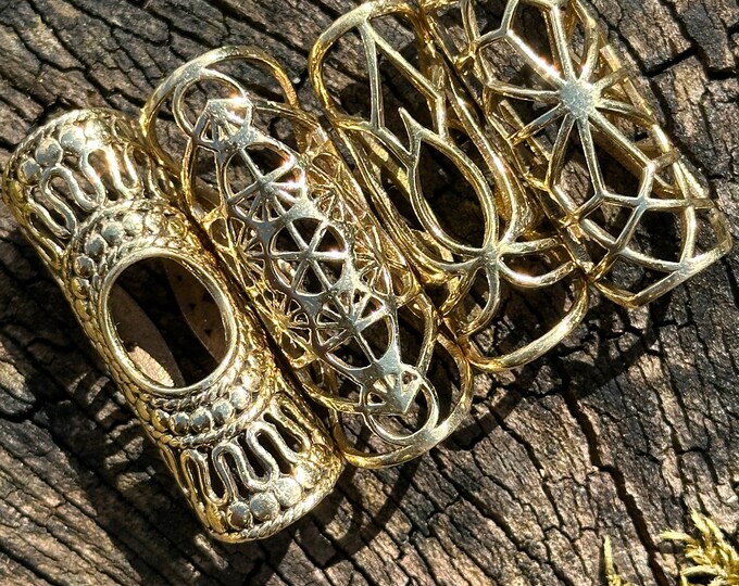 Tribal Sacred Geometry Dread Bead Set With Rasta Bling and Buddhist ...