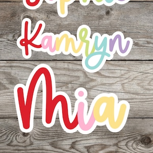 Personalized Name Sticker | Kids Water Bottle Stickers | Custom Stickers
