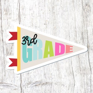 Third 3rd Grade Teacher Sticker Teacher Sticker