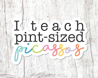 Art Teacher Sticker Art Teacher Gift