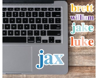 Personalized Name Sticker, Custom Stickers, Water Bottle Sticker