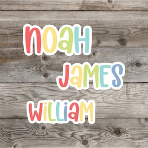 Personalized Name Sticker | Custom Stickers | Kids Water Bottle Stickers | FREE Shipping!