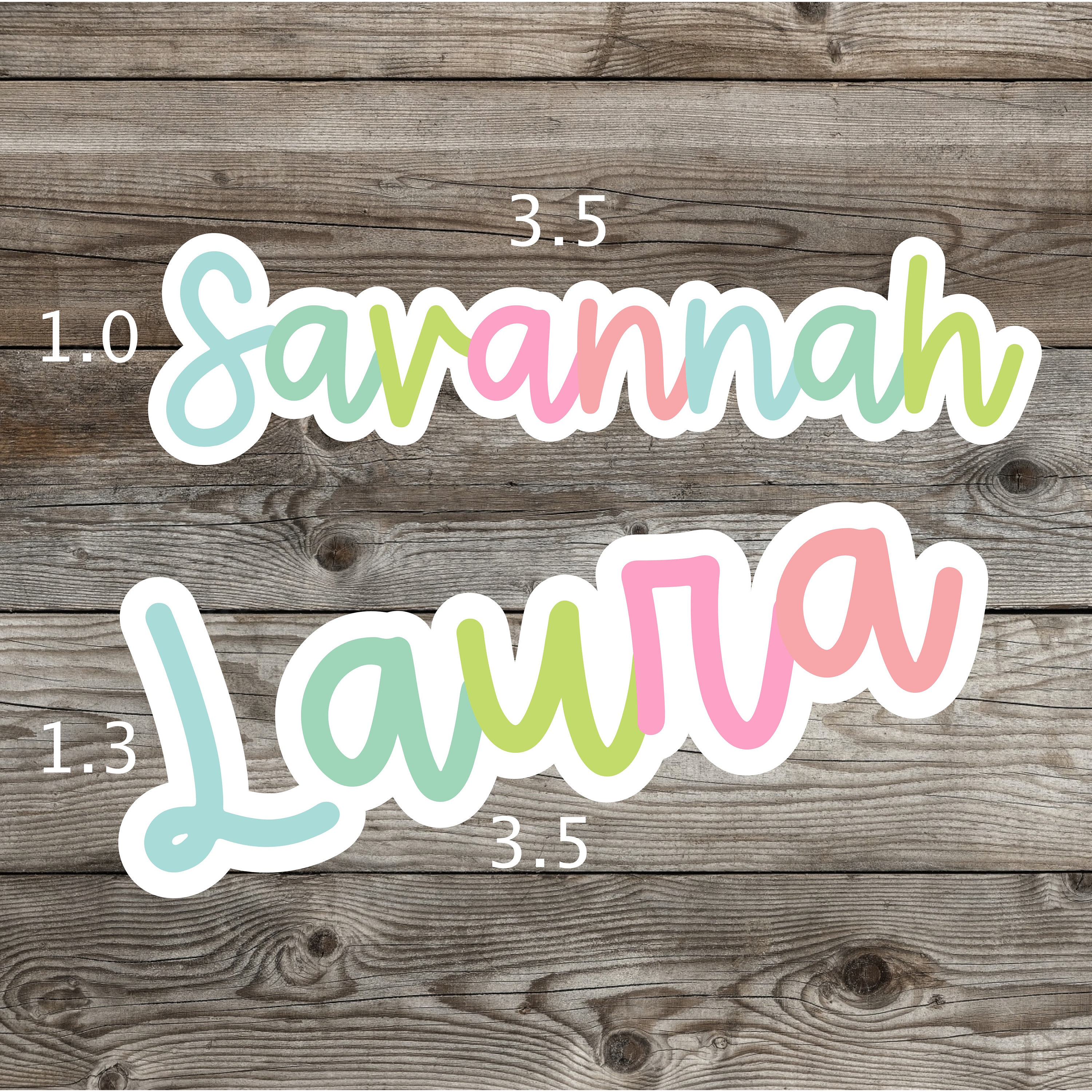 Personalized Name Sticker, Custom Stickers, Water Bottle Sticker - Etsy