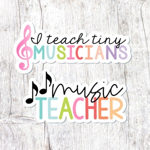 Music Teacher Sticker, Teacher Gift