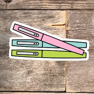 Flair Pen Trio | Teacher Flair Pen Sticker