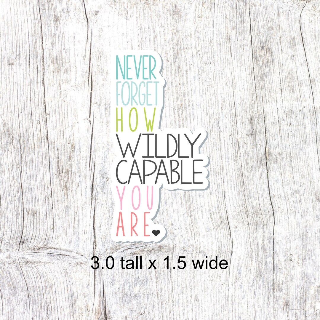 Inspirational Sticker | Waterproof Sticker | Decal | Motivational - Etsy