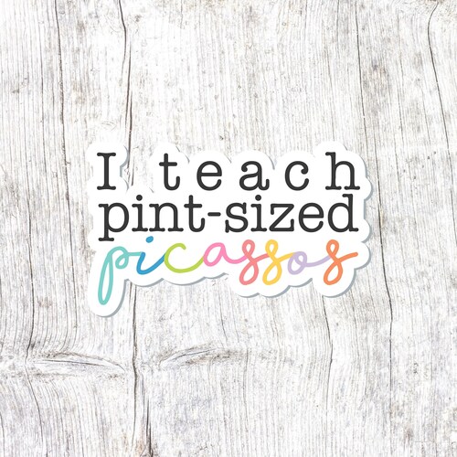 Art Teacher Sticker Art Teacher Gift