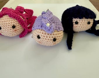 Crochet Keychain Bag Charms,K-pop Demon Hunters Inspired