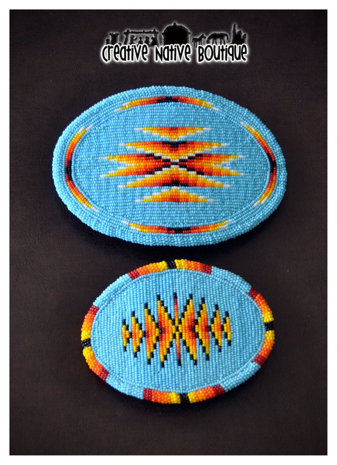 Native American Beaded Belt Buckle Etsy